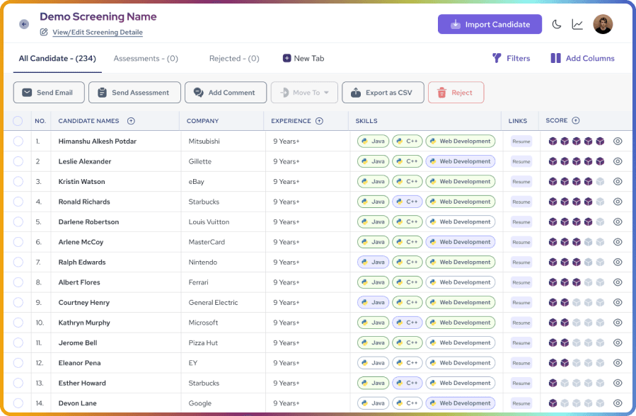 Recruiter Dashboard